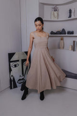 Beige Midi dress
